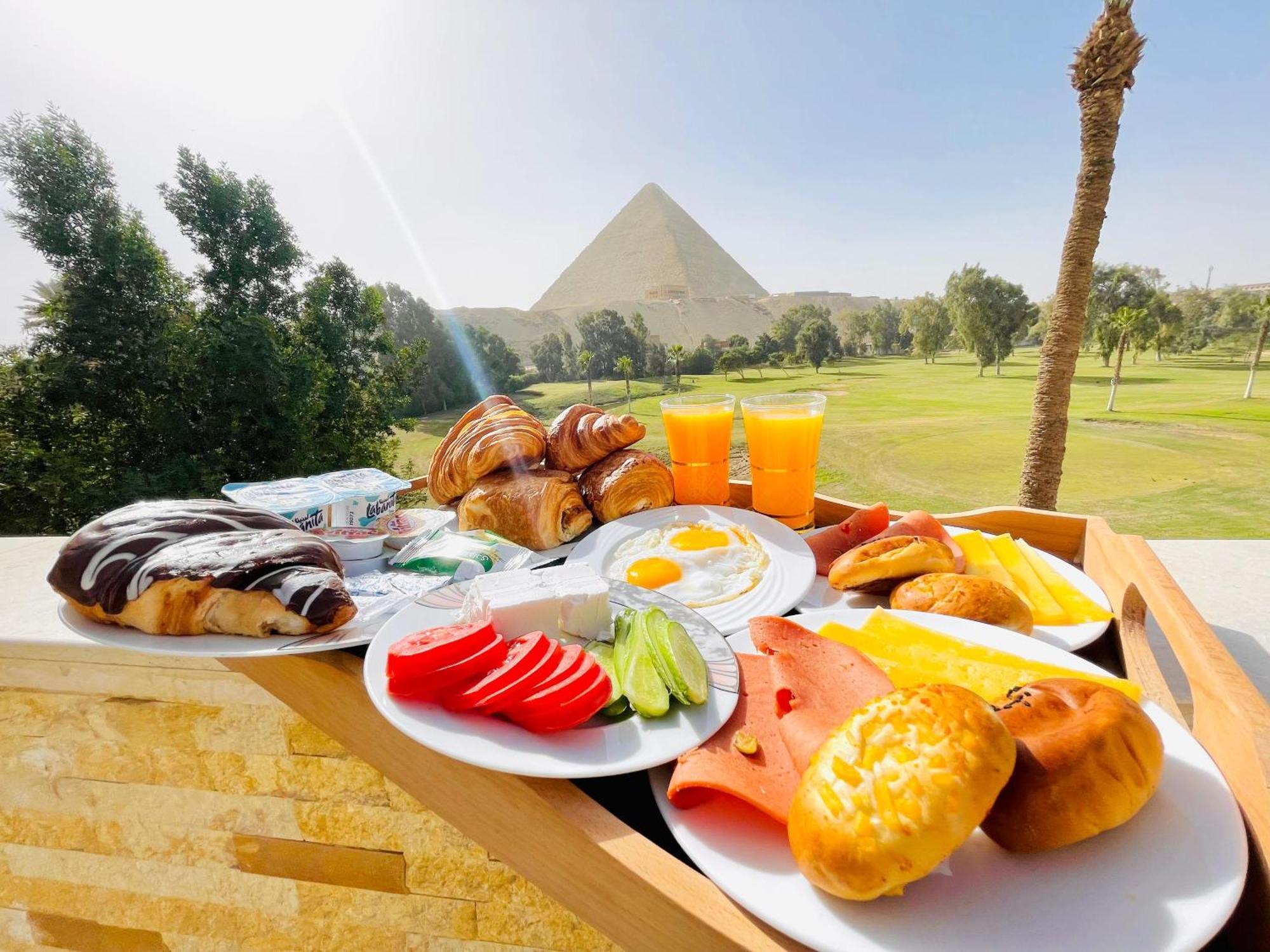 Glamour Pyramids View Kafret el-Gabal المظهر الخارجي الصورة