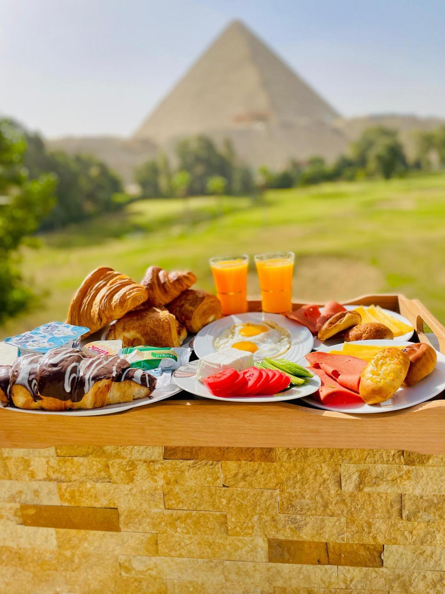 Glamour Pyramids View Kafret el-Gabal المظهر الخارجي الصورة
